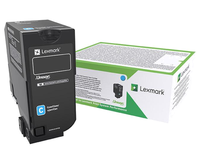 Toner Lexmark 74C2HCE (plava), original