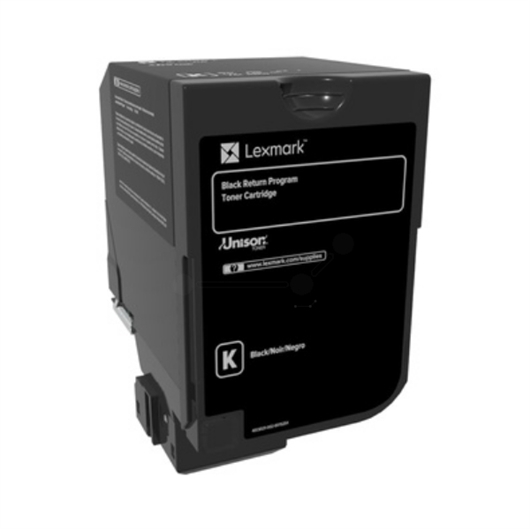 Toner Lexmark 74C2HK0 (crna), original