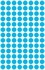 Naljepnice (točke za označavanje) Zweckform 3011, promjer 8 mm, plave