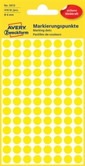Naljepnice (točke za označavanje) Zweckform 3013, promjer 8 mm, žute