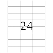 Naljepnice u boji Apli, 70 x 37 mm, zelene