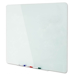 Zidna staklena ploča  Bi-Office, 120 x 150 cm, bijela
