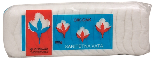 Sanitetska vata CIK-CAK, 100 g