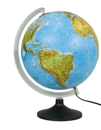 Globus Mariner, 30 cm, sa svjetlom, engleski