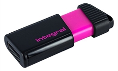 USB stick Integral Pulse, 8 GB, ružičasta