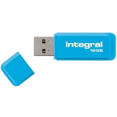 USB stick Integral Neon, 16 GB, plava