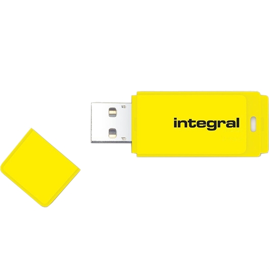 USB stick Integral Neon, 16 GB, žuta