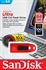 USB stick SanDisk Ultra, 64 GB, crvena