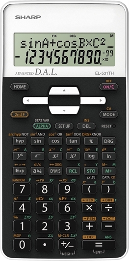Tehnički kalkulator Sharp EL-531THBWH, bijeli