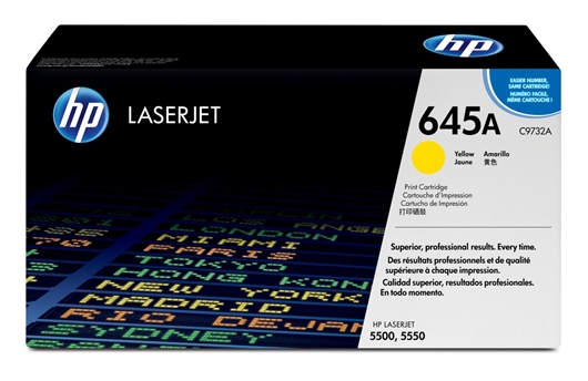 Toner HP C9732A 645A (žuta), original