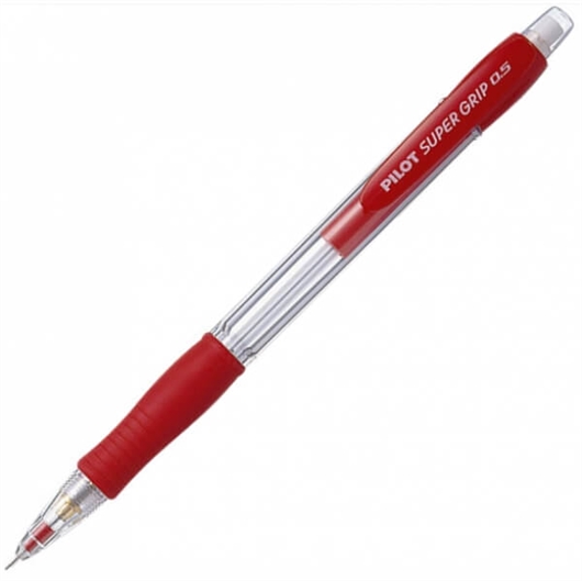 Tehnička olovka Pilot Super grip H-185-SL-R 0,5 mm, crvena