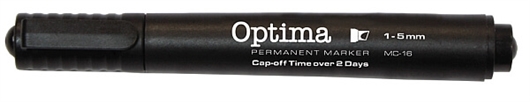 Marker Optima MC-16 1-5 mm, crni