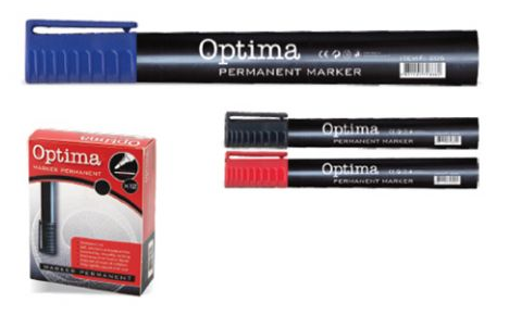 Marker Optima 210 MC-16 1-3 mm, crvena