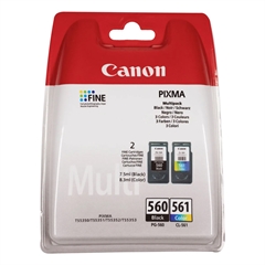 Komplet tinti Canon PG-560 (crna) + CL-561 (boja), original