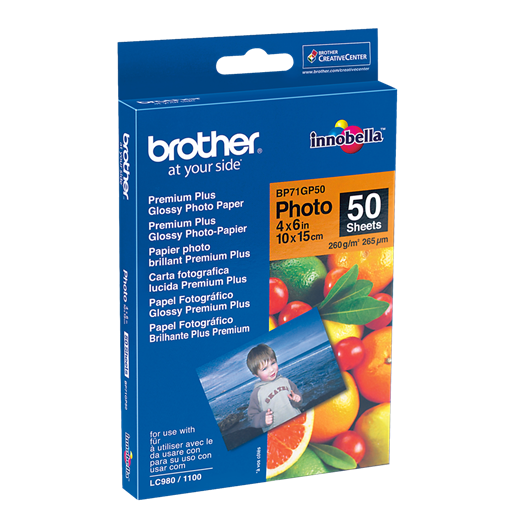 Foto papir Brother BP71GP50 10 x 15 cm, 50 listova, 260 grama