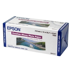 Papir Epson Premium glossy foto u roli, 210 mm x 10 m