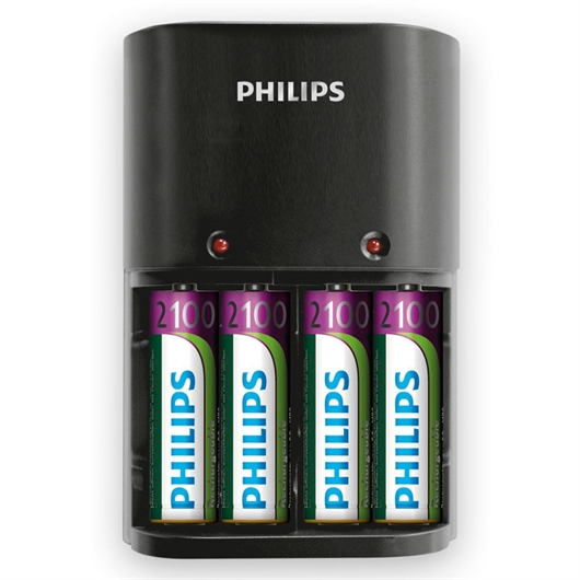 Punjač za baterije Philips SCB1490NB + baterije