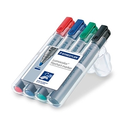 Marker Staedtler Lumocolor 356 WP4 2mm, komplet, 4 boje 