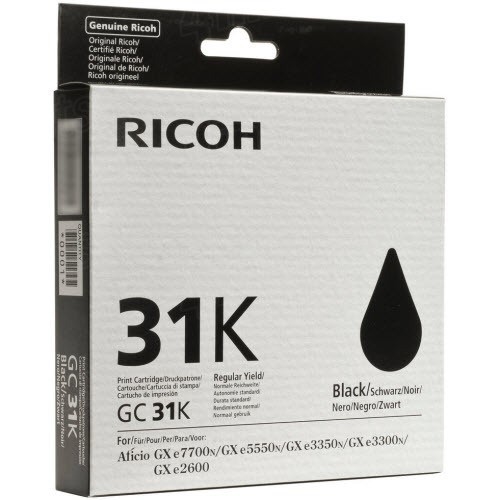 Gel Tinta Ricoh GC31BK (405688) (crna), original