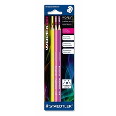 Grafitna olovka Staedtler Wopex Neon, HB, 3 komada