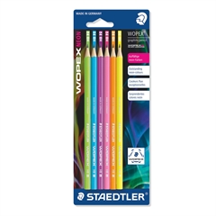 Grafitna olovka Staedtler Wopex Neon, HB, 6 komada