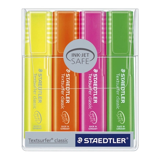 Marker Staedtler Textsurfer, transparentan, 4 komada