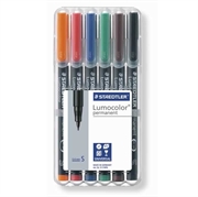 Permanentni marker Staedtler Lumocolor 313 WP6 S 0,4 mm, 6 komada