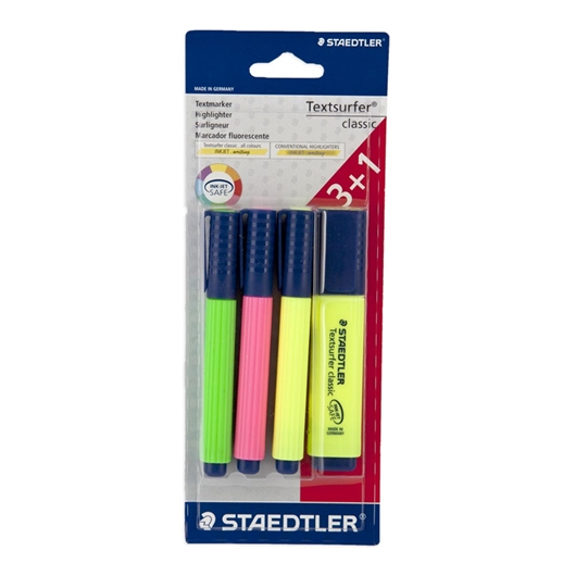 Marker Staedtler Textsurfer Classic 364, 1-5 mm, 4 komada