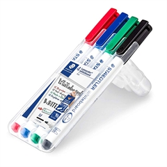 Marker Staedtler Lumocolor Compact 341 WP4 2 mm, 4 komada