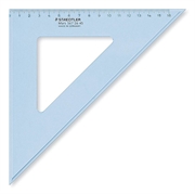 Trokut Staedtler, 45/45 °, 26 cm, prozirna plava