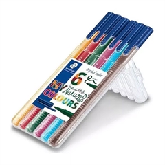 Flomaster Staedtler Noris Club Triplus, natur, 6 komada