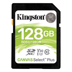 Memorijska kartica Kingston SDXC Canvas Select Plus, 128 GB