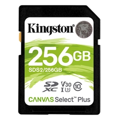 Memorijska kartica Kingston SDXC Canvas Select Plus, 256 GB