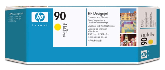 Glava za tisak i sredstvo za čišćenje HP C5057A, nr.90 (žuta), original