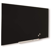 Zidna staklena ploča Nobo Diamond, 55,9 x 99,3 cm, crna