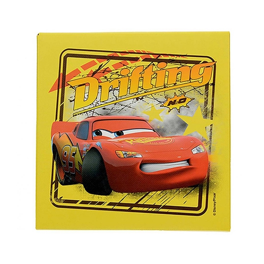 Slika Disney Cars na platnu, drvena