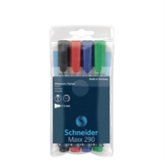 Marker Schneider Maxx 290, 1-3 mm, komplet, 4 boje