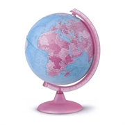 Globus Nova Rico Pink, 25 cm, sa svjetlom, engleski