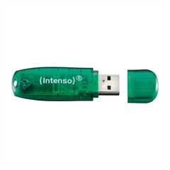 USB stick Intenso Rainbow, 8 GB, zelena