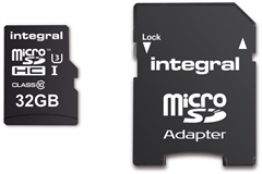 Memorijska kartica Integral Action Camera Micro SDHC, 32 GB + adapter