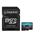 Memorijska kartica SDXC Kingston Micro Canvas Go, 64 GB + SD adapter