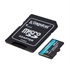 Memorijska kartica SDXC Kingston Micro Canvas Go, 64 GB + SD adapter