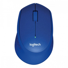 Miš Logitech M330 Silent Plus, bežični, plavi