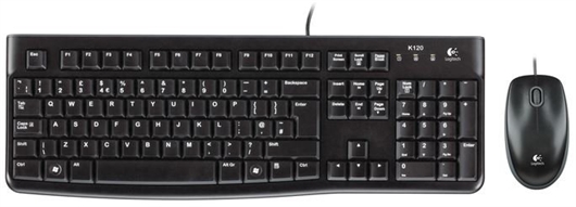 Tipkovnica Logitech MK120 s mišem, žičana