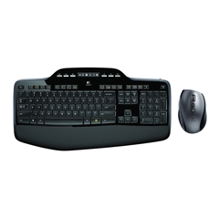 Tipkovnica Logitech Wireless Desktop MK710 s mišem, bežična