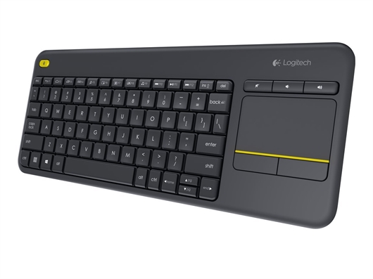 Tipkovnica Logitech K400 Plus Wireless Touch, bežična