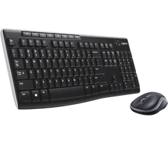 Tipkovnica Logitech MK270 s mišem, bežična