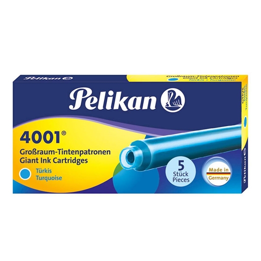 Refil patrona Pelikan GTP/5, tirkizna