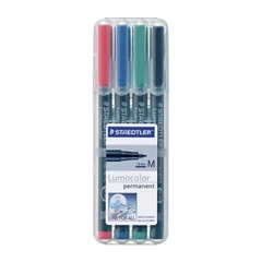 Marker Staedtler Lumocolor 317 WP4 1 mm, 4 komada