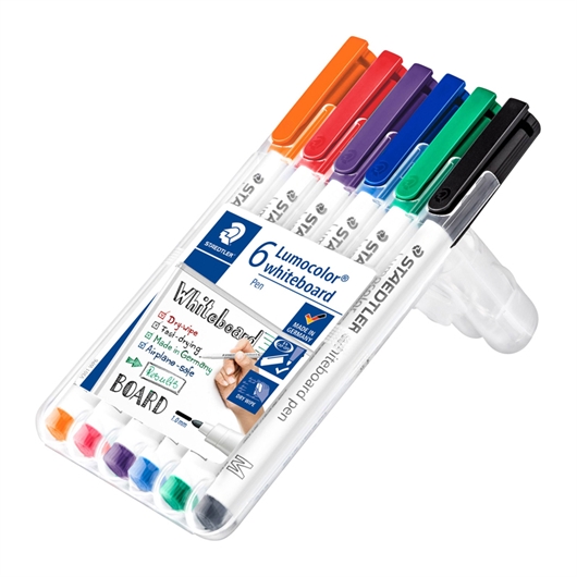 Marker Staedtler Lumocolor Whiteboard, M, 6 komada